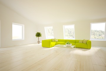 white interior design