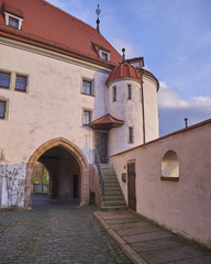 Fototapeta na wymiar Altenburg castle palace gate, Thuringia, Germany