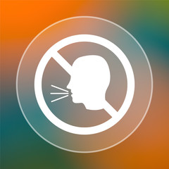 No talking icon