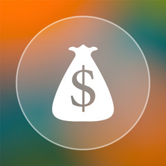 Dollar sack icon