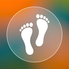 Foot print icon