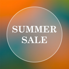 Summer sale icon