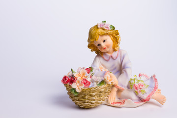 Fototapeta premium Gentle ceramic girl