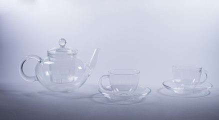 Stylish glass tea