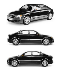 Fototapeta na wymiar Contemporary Shiny Luxury Transportation Performance Concept