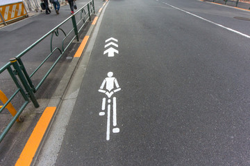 自転車レーン