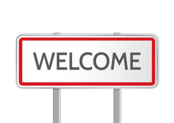 Panneau welcome