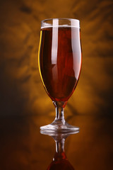 Tulip beer glass