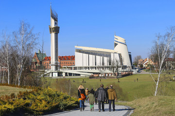 The Divine Mercy Sanctuary, Krakow, Poland.