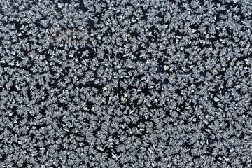 snowflakes on black background