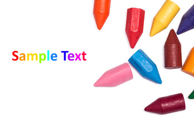 colorful crayons
