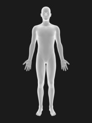 Naklejka premium 3D male