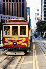 Fototapeta na wymiar Cable Car in San Francisco