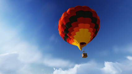 Naklejka premium balloon flight