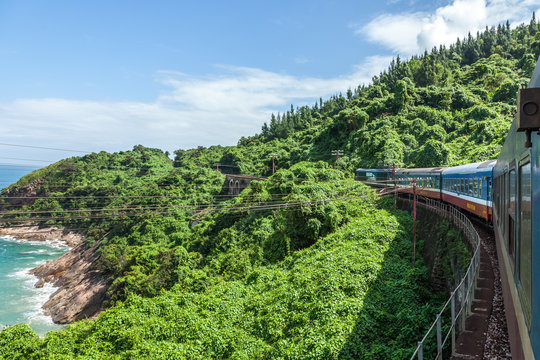 The train to walk in the mountains,vietnam