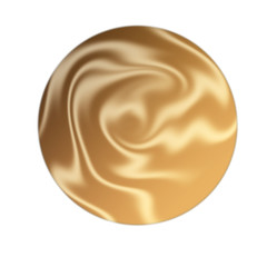 Closeup up of coffee latte foam isolated on a white