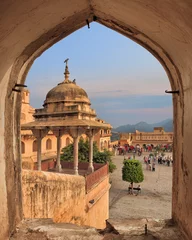Photo sur Aluminium Inde View from Amber fort, Jaipur, India