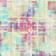 Fototapety  Wzór kolorowe abstrakcyjne geometryczne kształty akwarela. Wektor