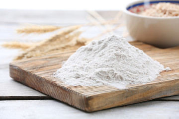 Fototapeta na wymiar Heap of flour