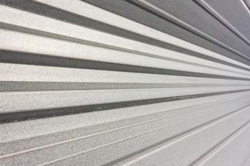 Corrugated facade