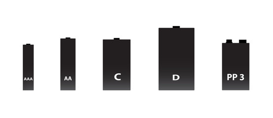 battery 5 sizes