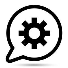Obraz premium Vector settings icon