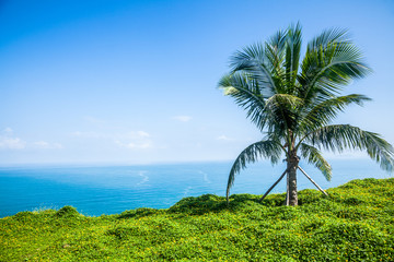 Bay under the mountain, Vietnam