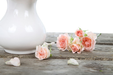 Bouquet of pink roses