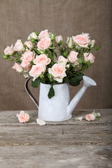 Bouquet of pink roses