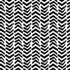 Seamless brush pen hand drawn doodle pattern. Vector background