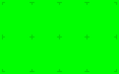 Green Screen with markers 16:10 ratio 8K original