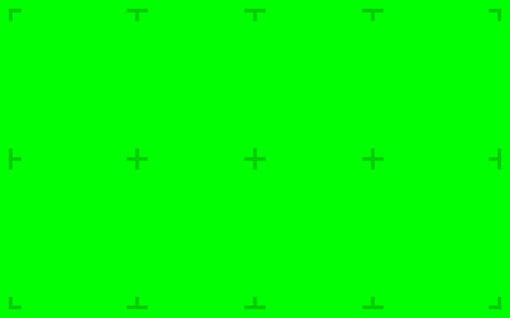 Green Screen with markers 16:10 ratio 8K original