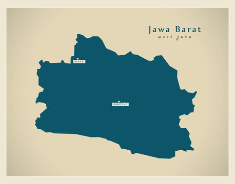 Modern Map - Jawa Barat ID