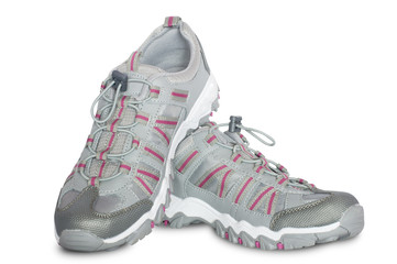 gray female shoes
