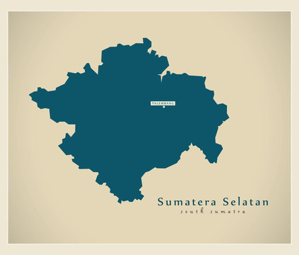 Modern Map - Sumatera Selatan ID