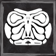 original face masks ancient gods, for tattoo and ancient amulets