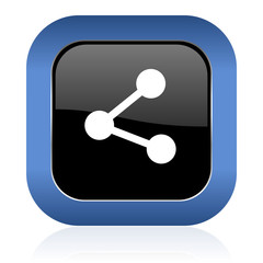 share square glossy icon