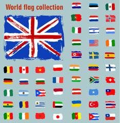 world flag collection set