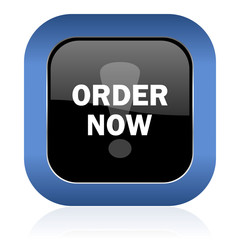 order now square glossy icon