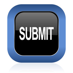 submit square glossy icon