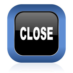 close square glossy icon