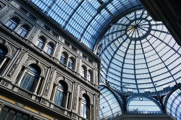 Schilderijen op glas Galleria Umberto I, Napels © Biscotto Design