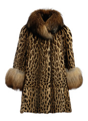 Fur coat brown