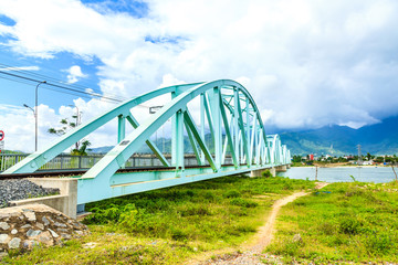 Railway bridge in Vietnam