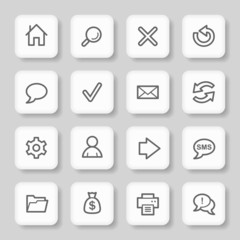 Web & internet icons set