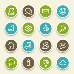 Web & internet icons set