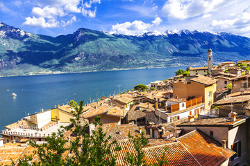 scenery of northen Itlay - Limone,  Lago di garda