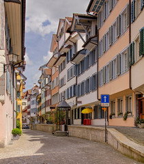 Fototapeta premium Stare miasto Zug - obraz HDR