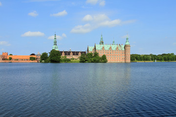 Obraz premium Frederiksborg Palace in Hillerod, Denmark