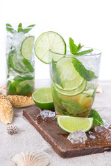 fresh mojito drink